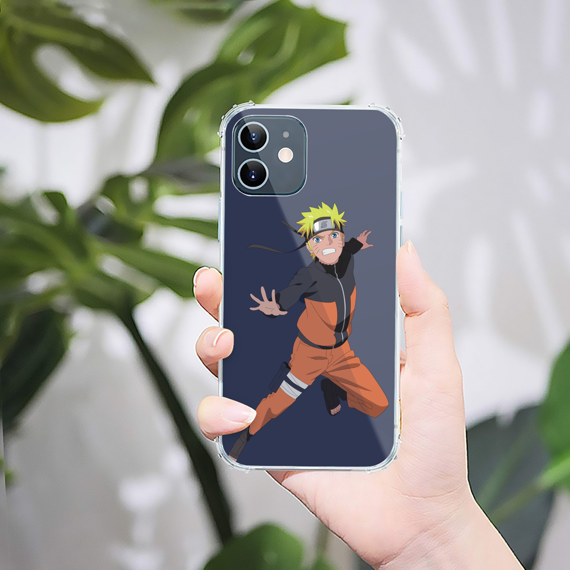 （画像用） NARUTO -ナルト- うずまき ナルト Uzumaki Naruto 【iPhone 12シリーズ対応】透明スマホケース（クリアソフトケース）